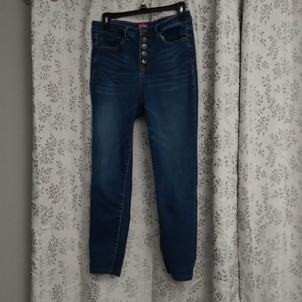 Button Up High Waisted Jeggings